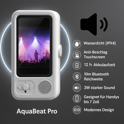 AquaBeat Pro - Genieße deine Lieblingsmusik – selbst im Dampf