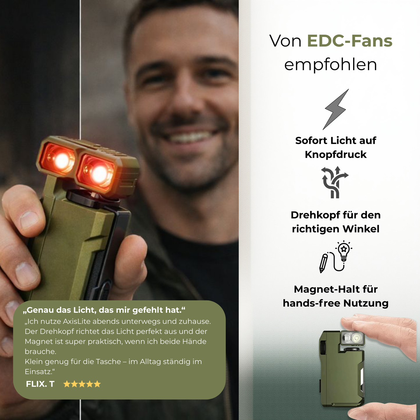 AxisLite — Dreh. Klick. Hell.