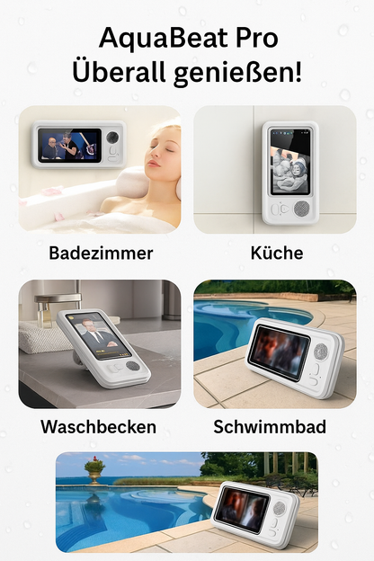 AquaBeat Pro - Genieße deine Lieblingsmusik – selbst im Dampf