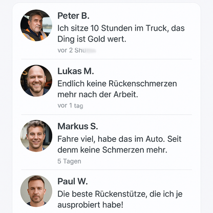 BackAxis – Rückenkomfort verbessern