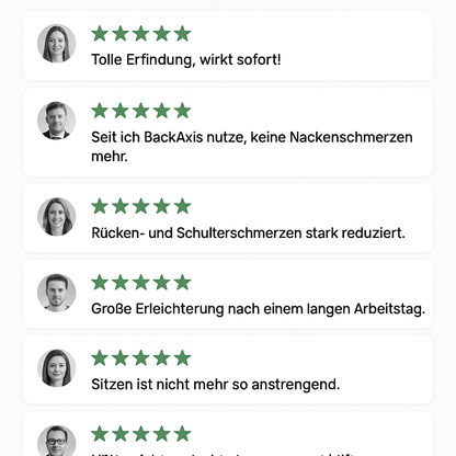 BackAxis – Rückenkomfort verbessern