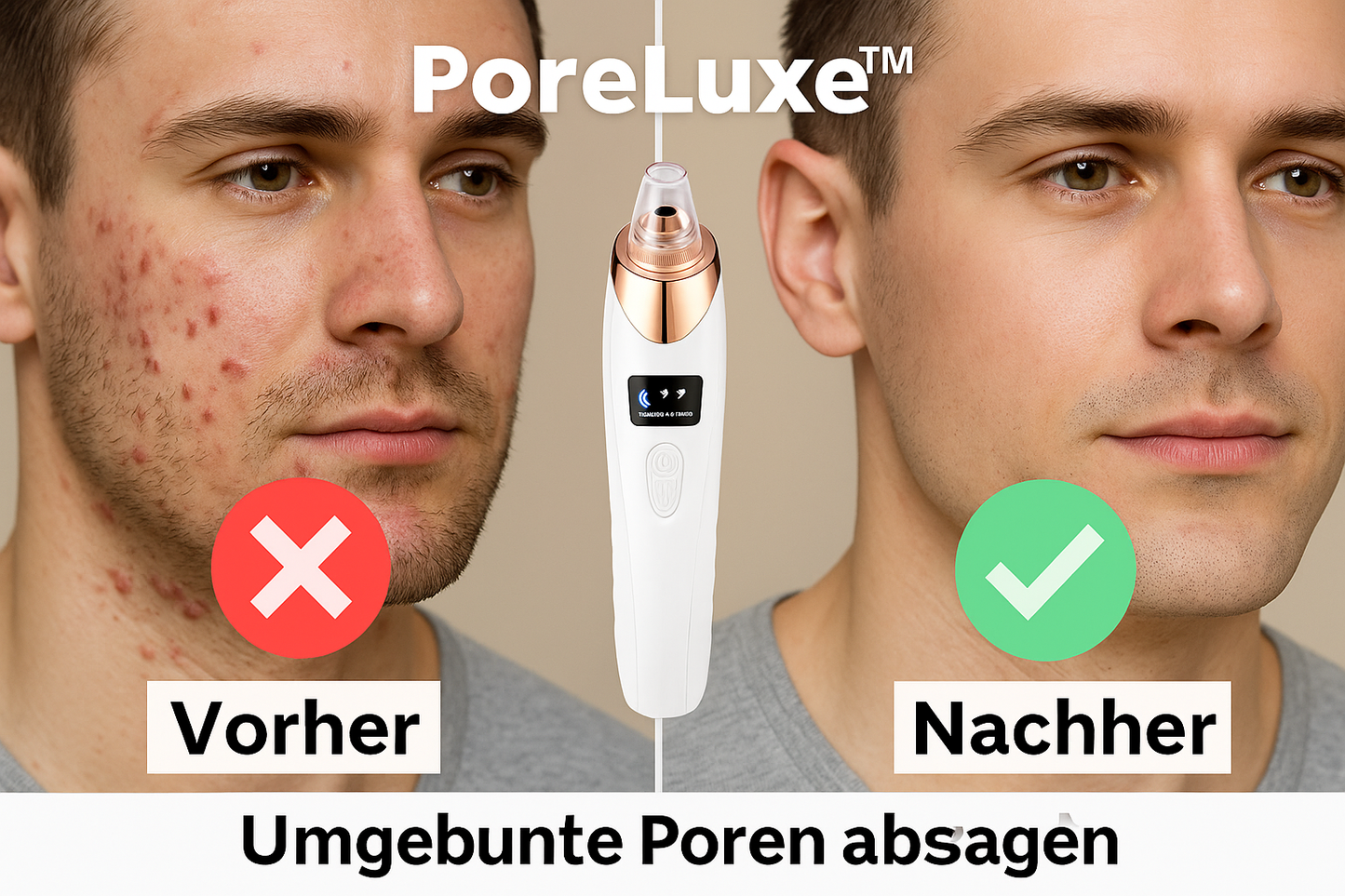 PoreLuxe Elegant & hochwertig – klingt direkt nach effektiver Hautpflege