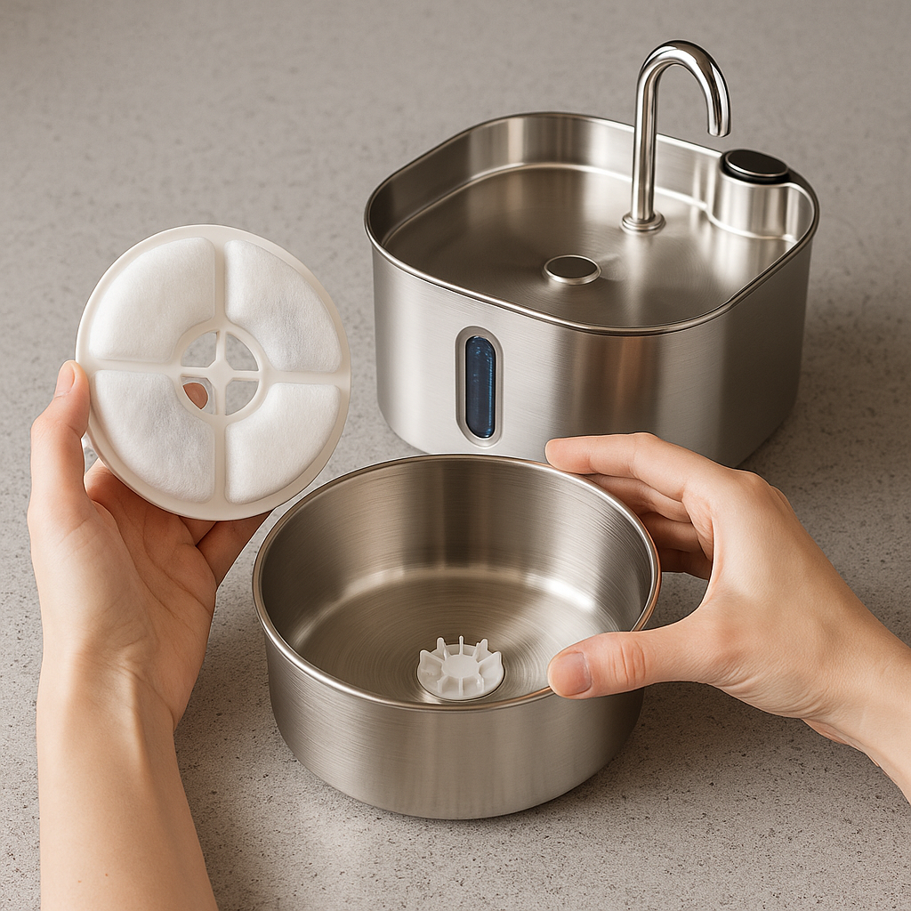 PuraPaws Automatischer Katzenbrunnen – Leise, Hygienisch & Langlebig für gesunde Haustiere