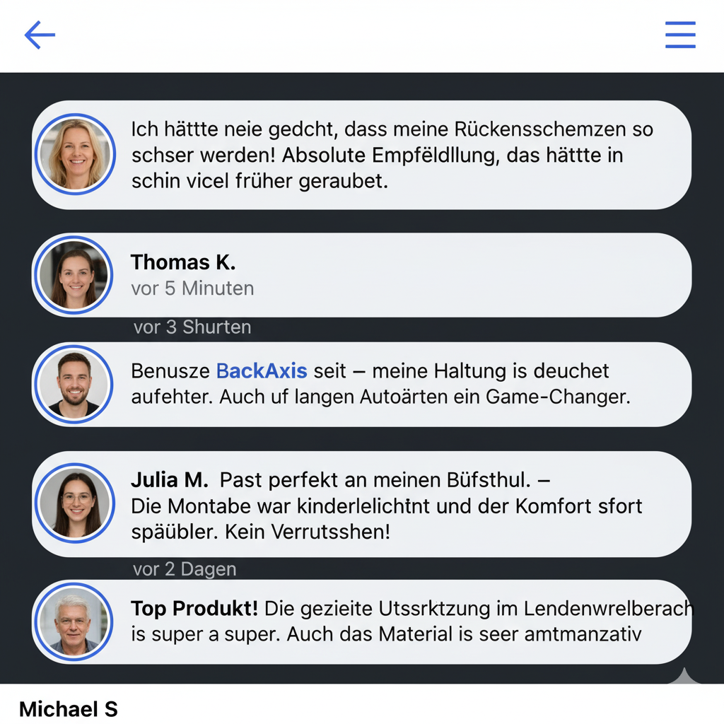 BackAxis – Rückenkomfort verbessern
