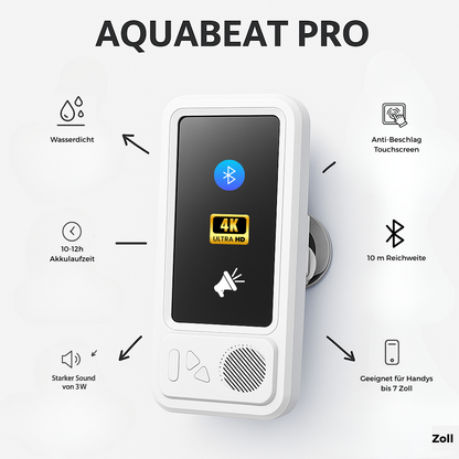 AquaBeat Pro - Genieße deine Lieblingsmusik – selbst im Dampf